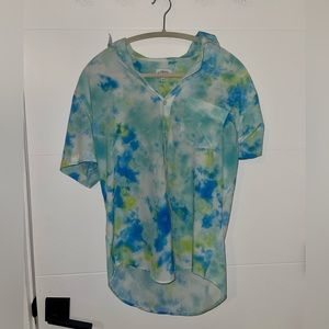 Cabana tye dye blouse